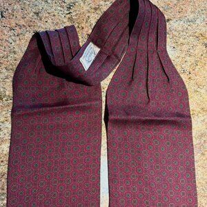 Vintage Boivin Lue Master Shirtmaker 10 Rue De Castiglione Paris Silk Ascot